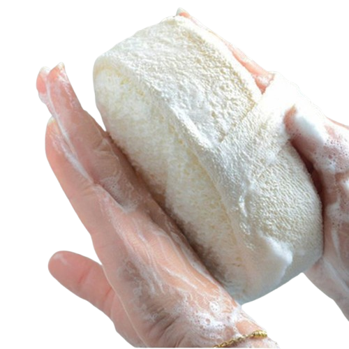 Natural Loofah Sponge Bath Brush